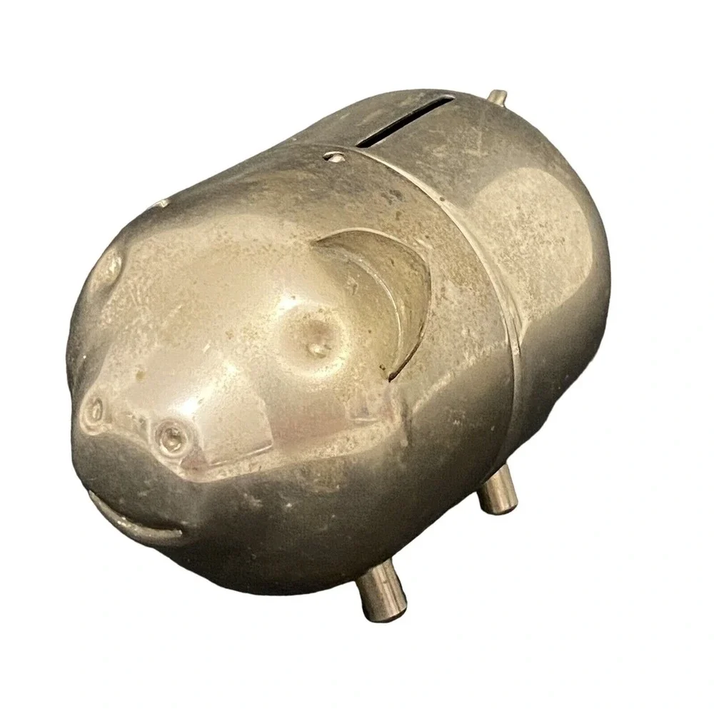 Vintage Metal Piggy Bank 5